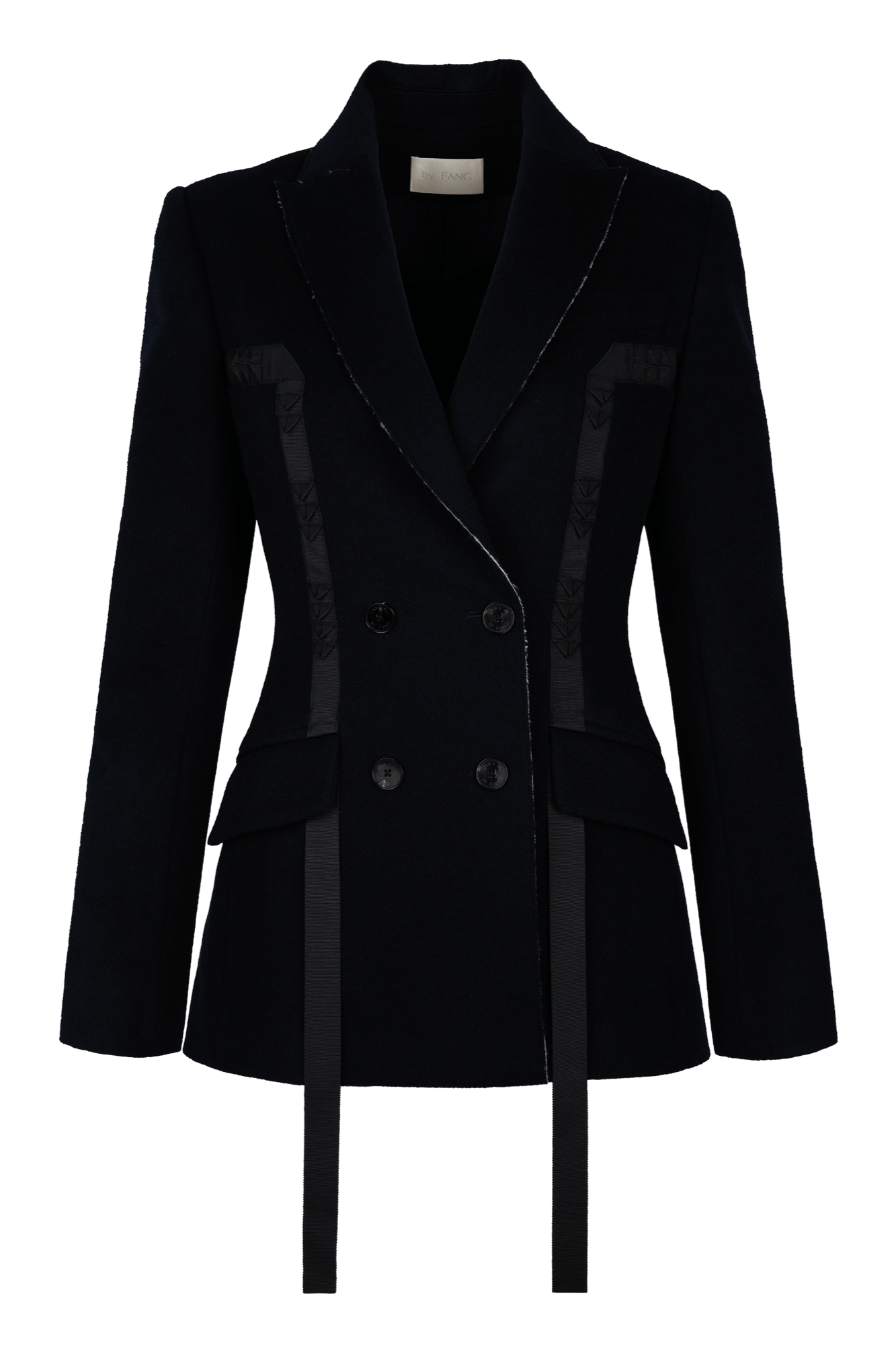 CASHMERE WEBBING JACKET by FANG